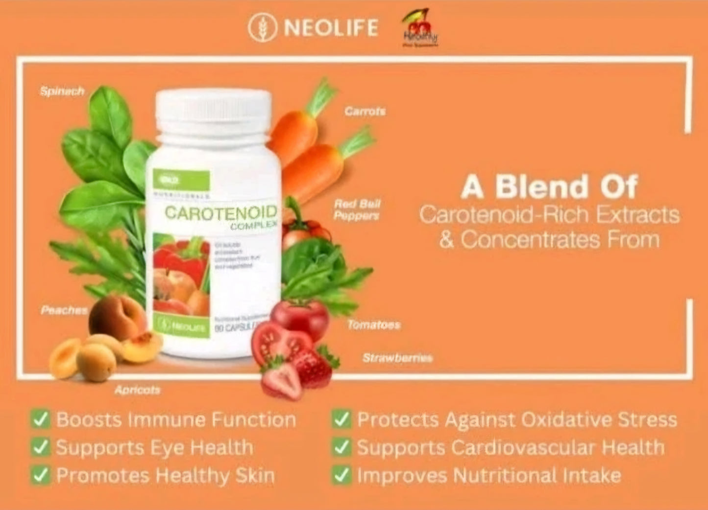 Neolife Carotenoid Complex, Carotenoid food supplement